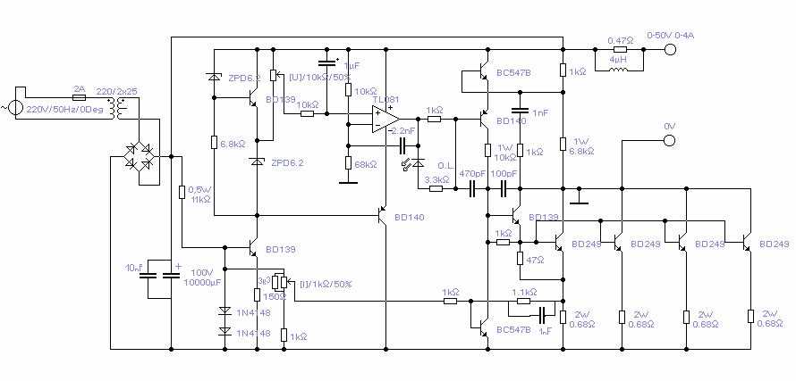 0 50v variable power supply circuit diagram 0 50v variable power supply circuit diagram