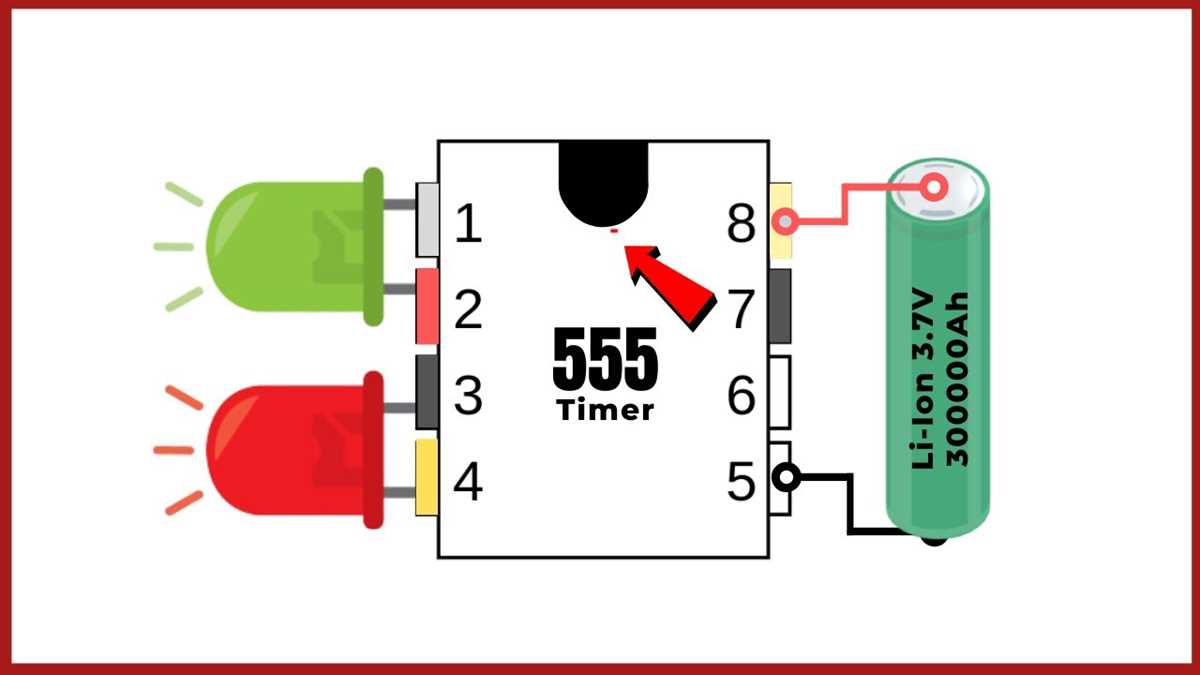 1 draw the schematic diagram of the blinking led