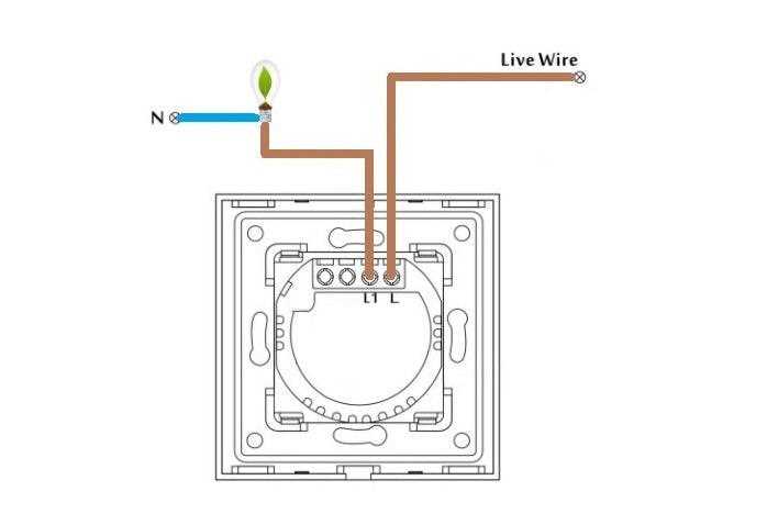 1 gang light switch wiring diagram