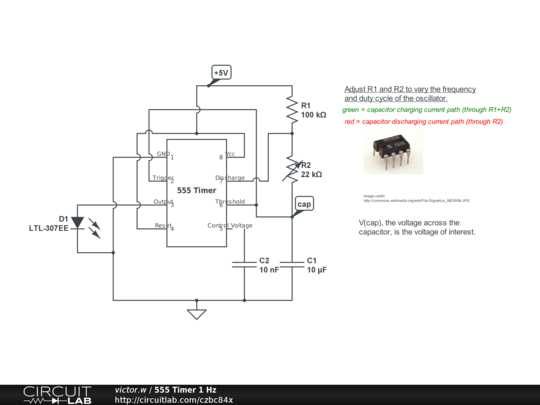 1 hour timer circuit diagram