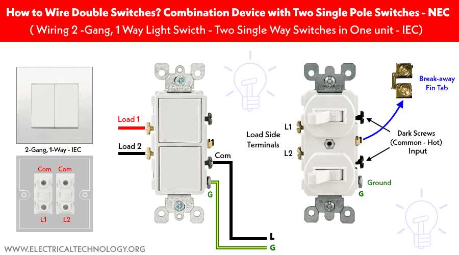 1 light 2 switch wiring diagram