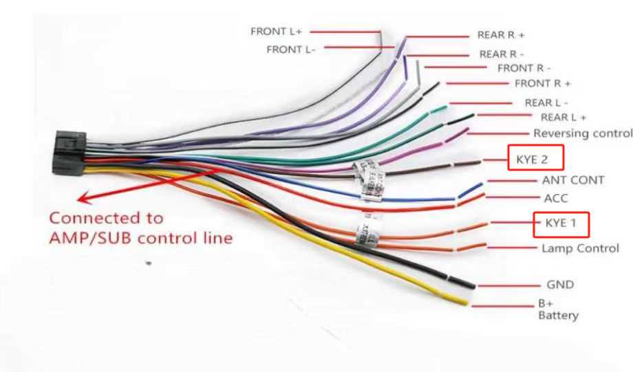10.1 android head unit wiring diagram