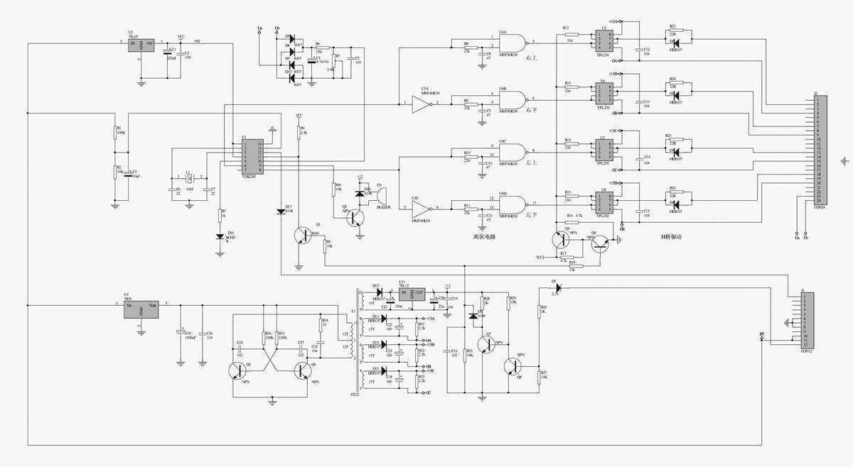 1000 watt inverter circuit diagram