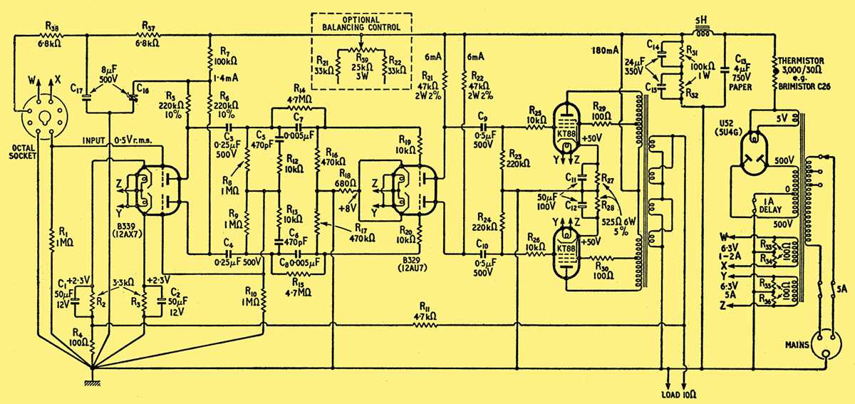 1000 watts amplifier circuit diagram