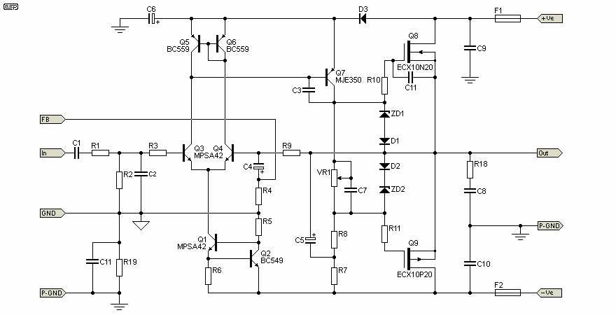 10000 watts power amplifier schematic diagram