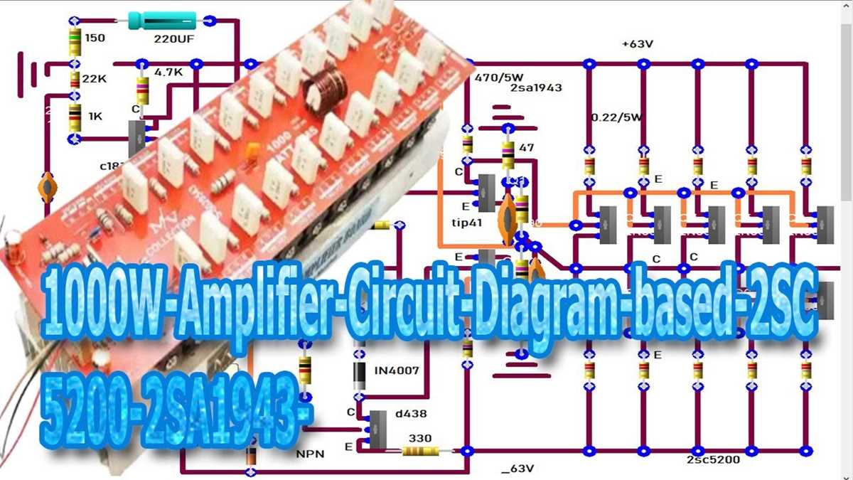 1000w power amplifier circuit diagram