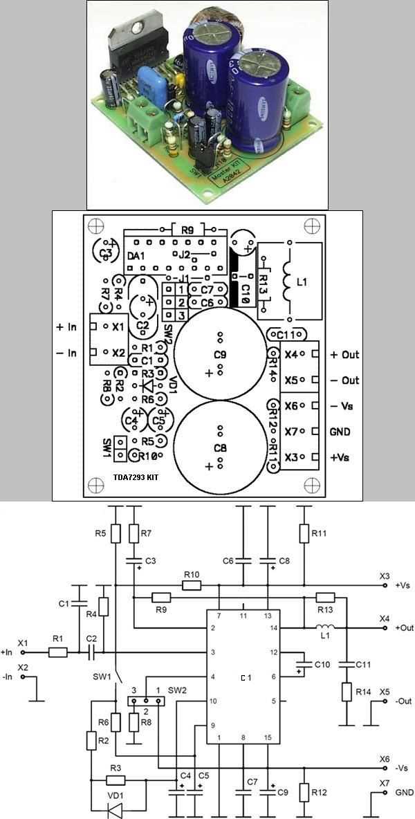 100w mosfet amplifier circuit diagram