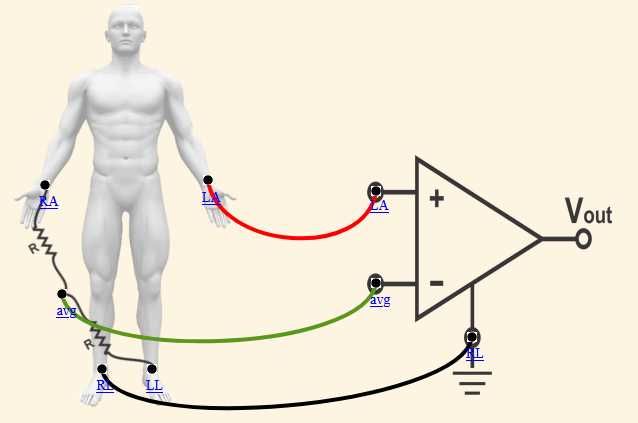 12 lead ecg circuit diagram