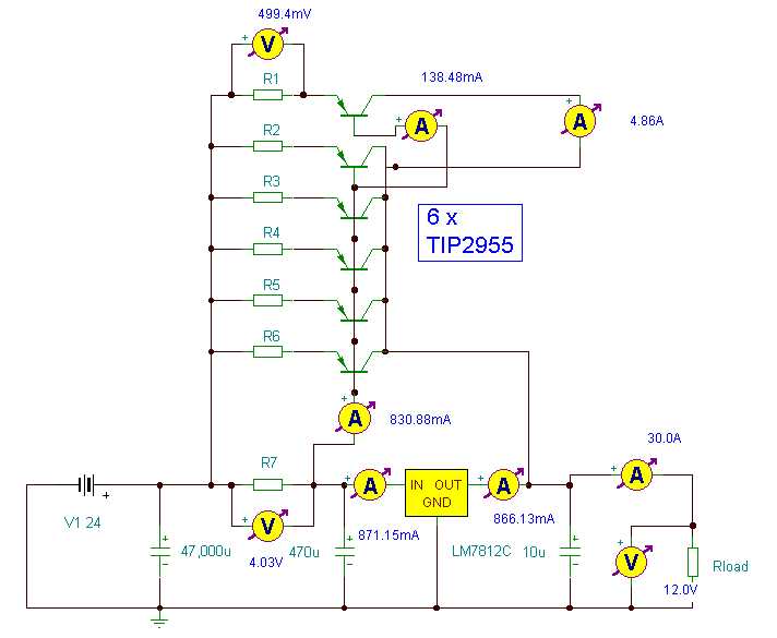 12 volt circuit diagram
