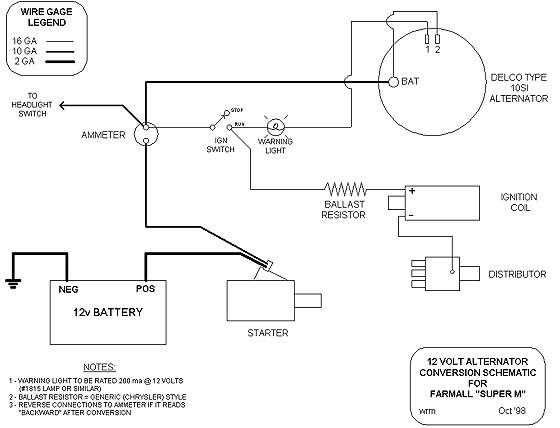 12 volt wiring diagram for 8n ford tractor