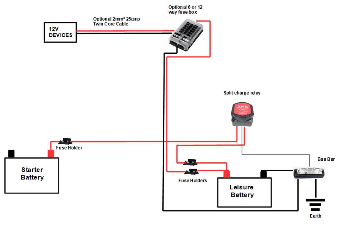 12 volt battery isolator wiring diagram