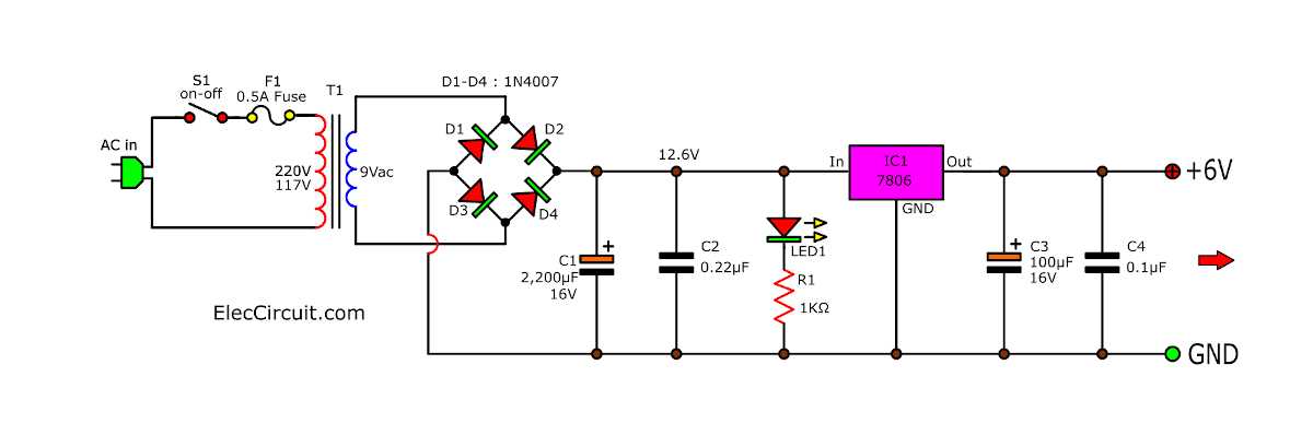 12 volt dc to 6 volt dc converter circuit diagram 12 volt dc to 6 volt dc converter circuit diagram