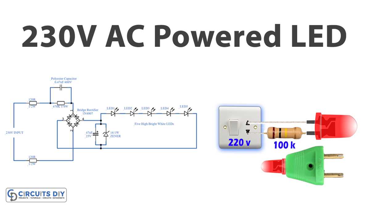 12 volt led circuit diagram