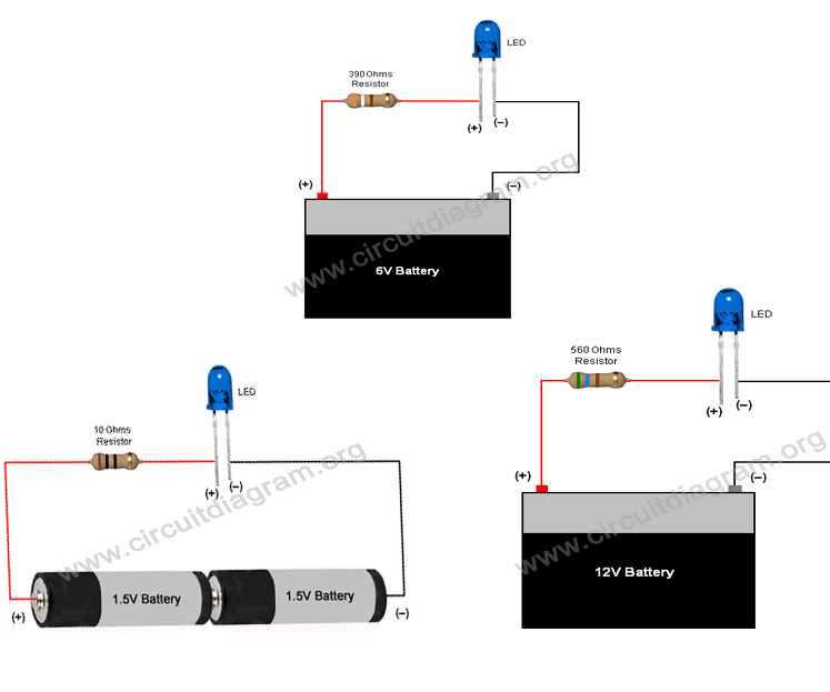 12 volt led lights circuit diagram