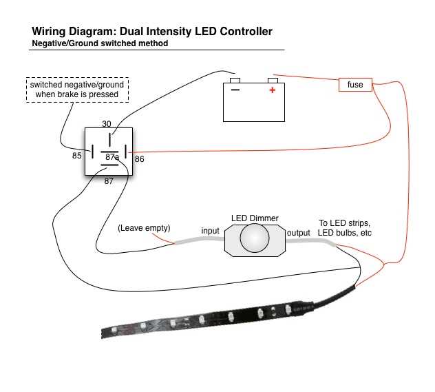 12 volt led lights circuit diagram