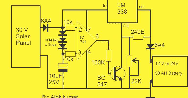 12v 24v battery charger circuit diagram