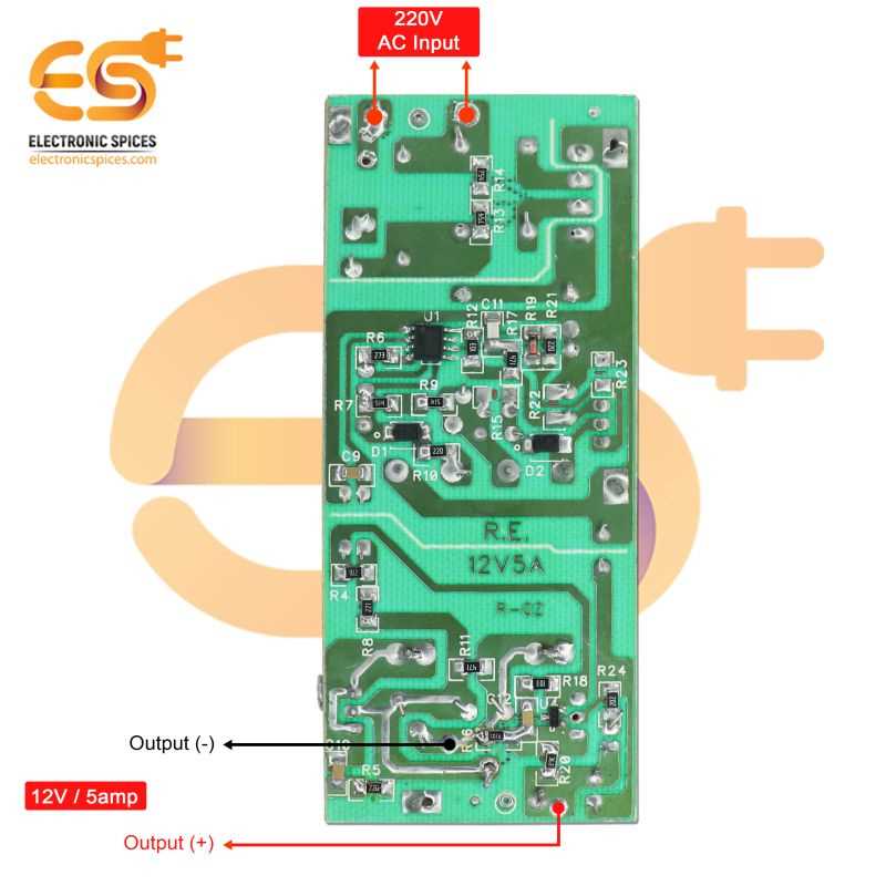 12v 5a smps circuit diagram