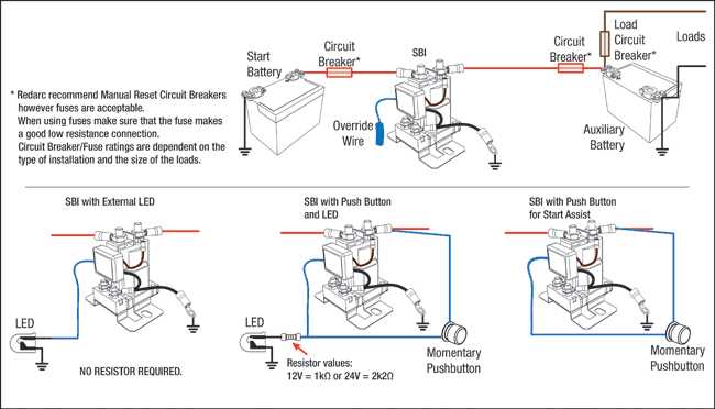 12v battery isolator switch wiring diagram