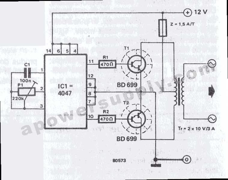 12v dc to 220v ac inverter schematic diagram