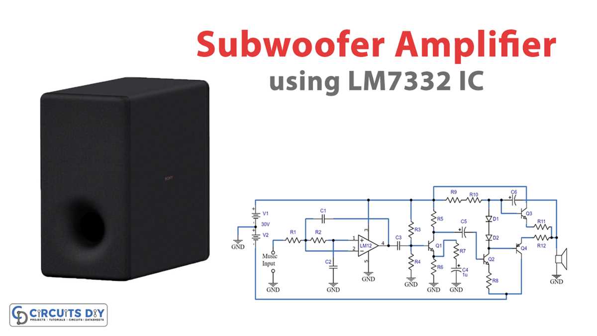 12v subwoofer amplifier circuit diagram