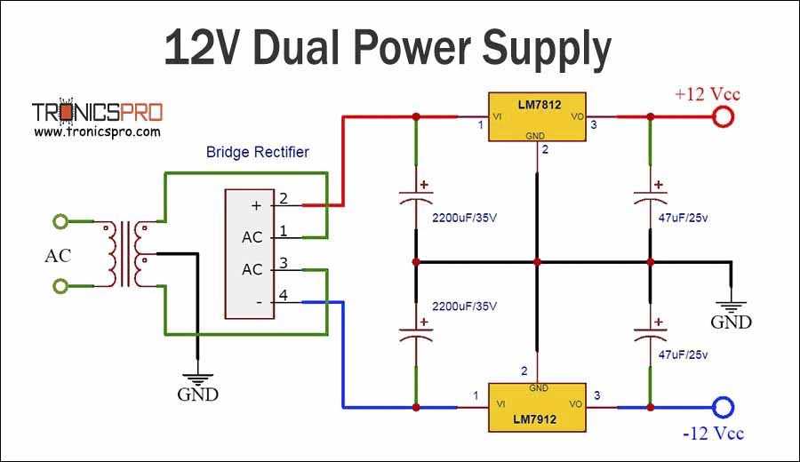 12v subwoofer amplifier circuit diagram