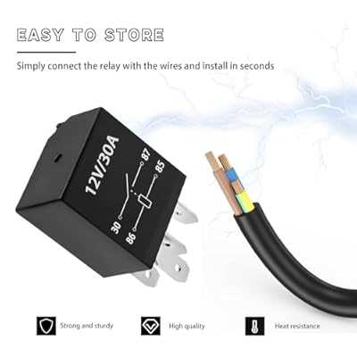 12v 30a relay 4 pin wiring diagram
