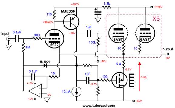 12v mosfet amplifier circuit diagram
