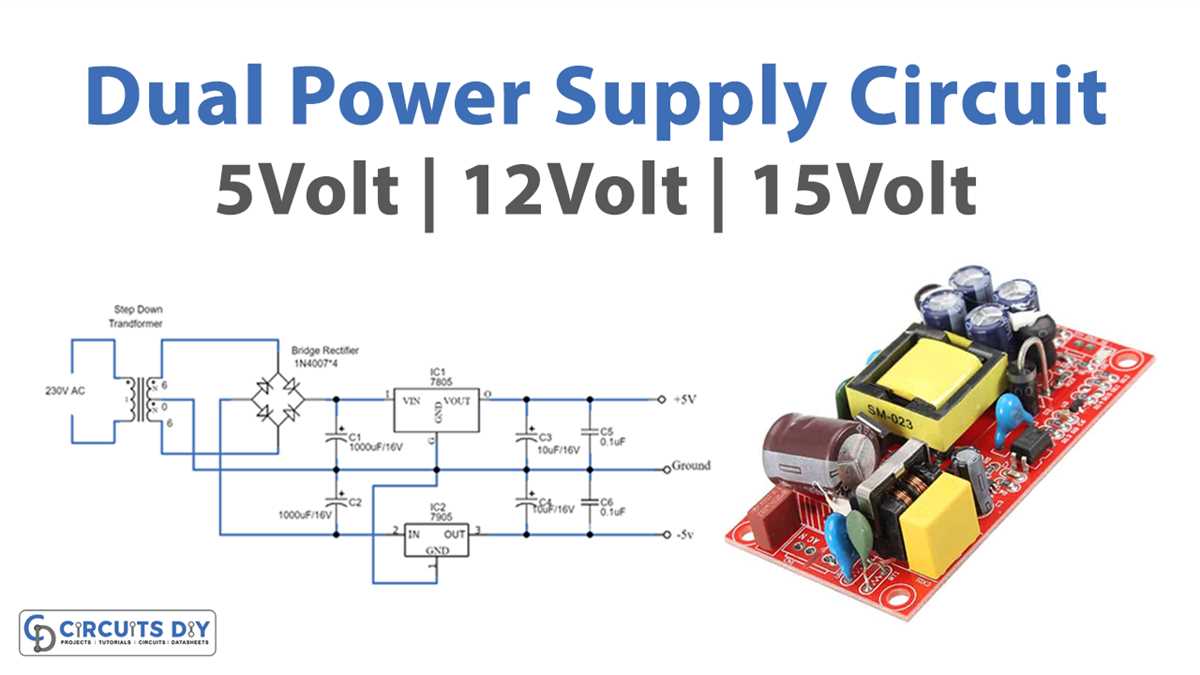 15v dual power supply circuit diagram 15v dual power supply circuit diagram