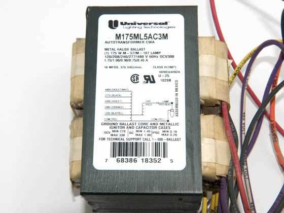 175 watt metal halide ballast wiring diagram