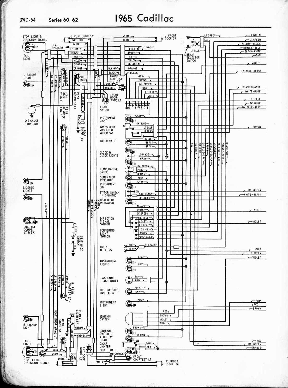 1965 cadillac deville wiring diagram