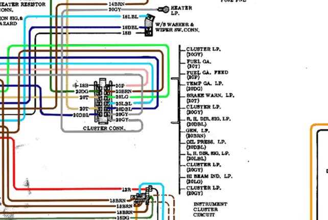 1966 chevy truck fuel gauge wiring diagram