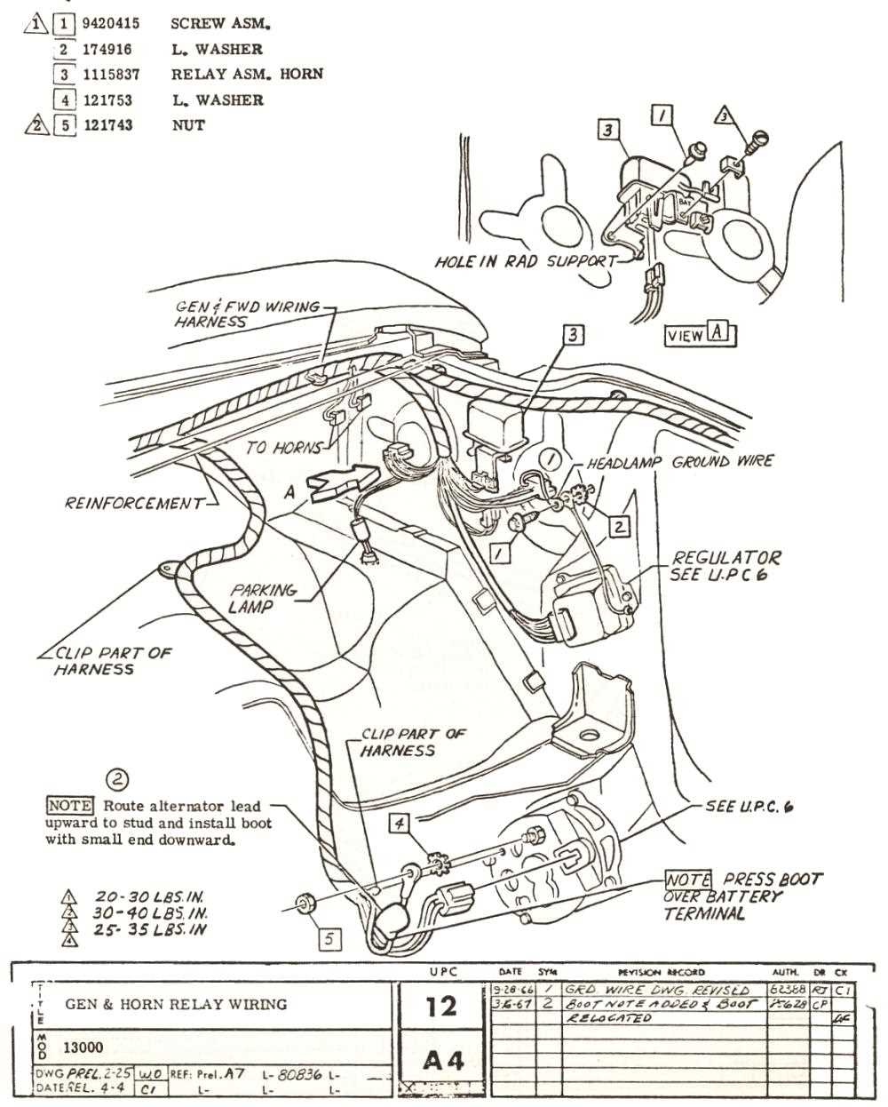 1967 chevelle wiring diagram