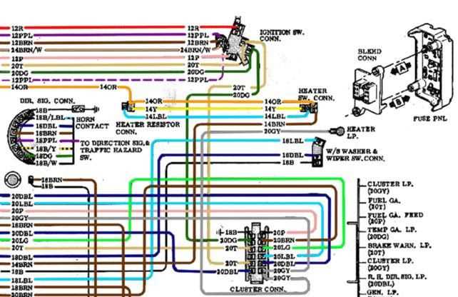 1972 chevy pickup wiring diagram
