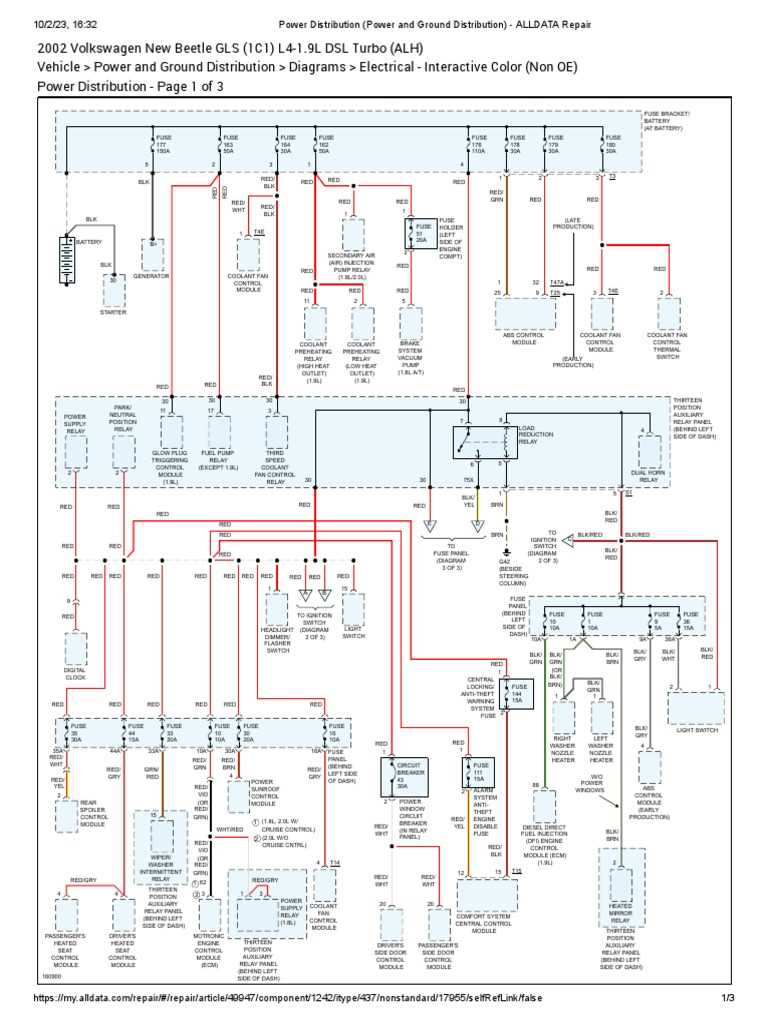 1972 volkswagen beetle wiring diagram