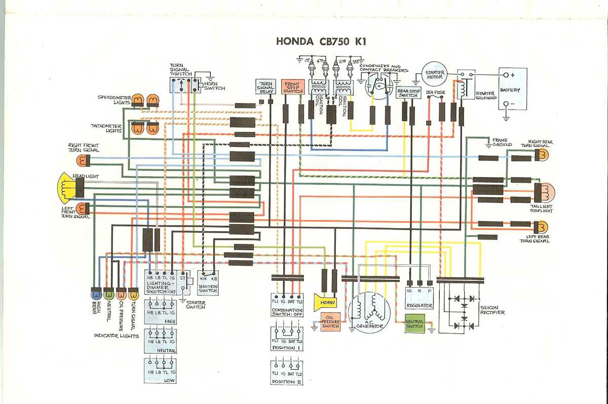 1973 honda cb750 wiring diagram