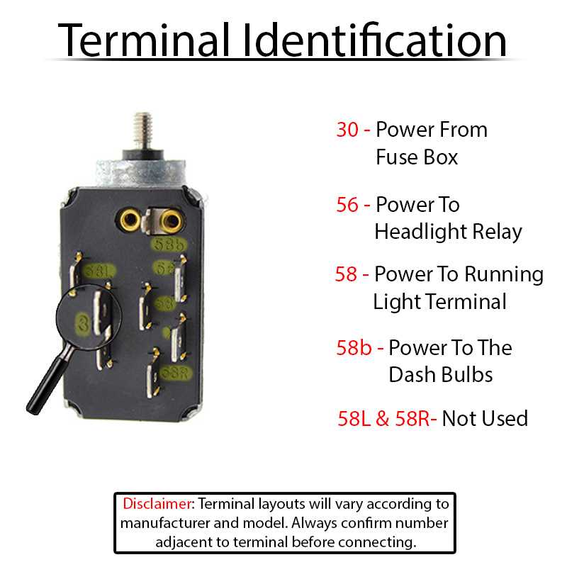 1973 vw beetle headlight switch wiring diagram