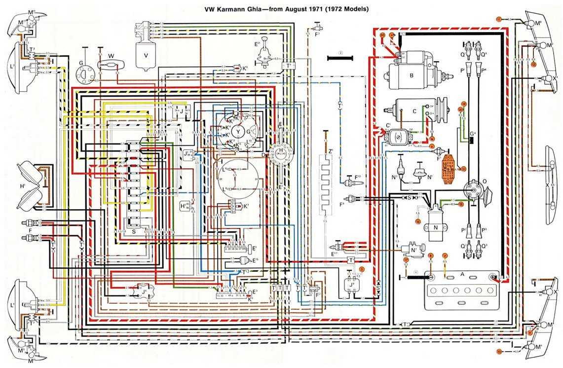 1974 karmann ghia wiring diagram 1974 karmann ghia wiring diagram