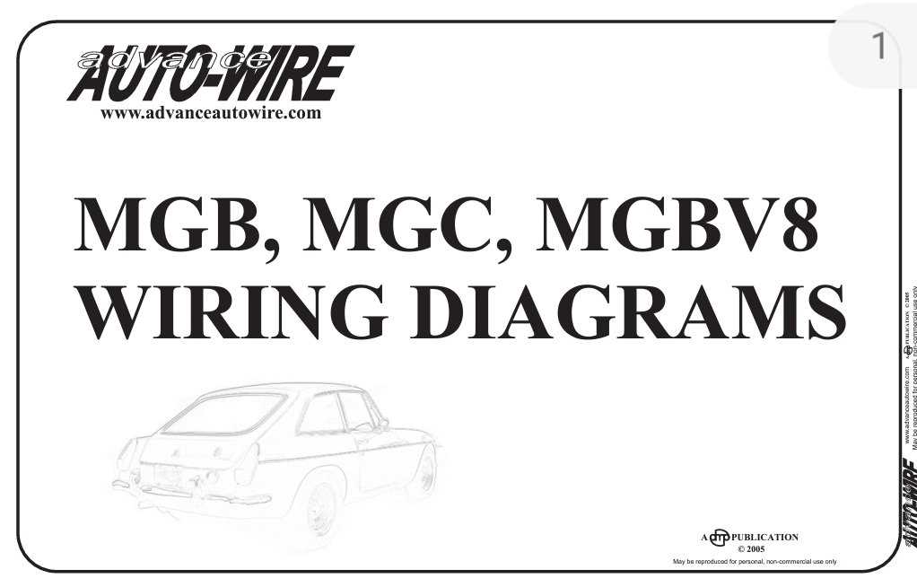 1974 mgb wiring diagram