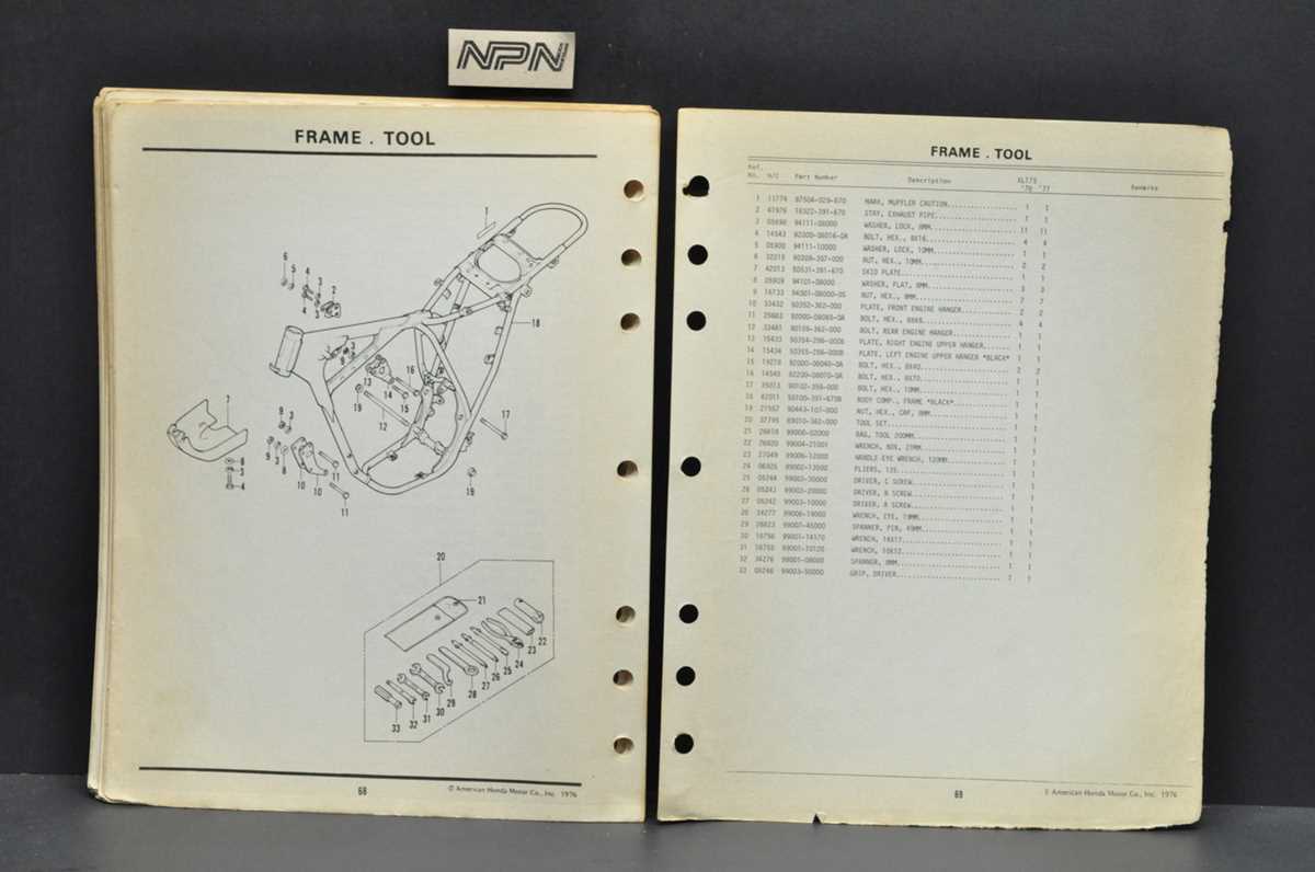 1976 honda xl175 wiring diagram