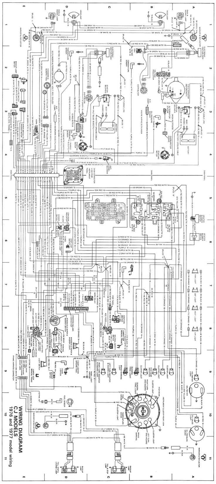 1977 jeep cj5 ignition wiring diagram