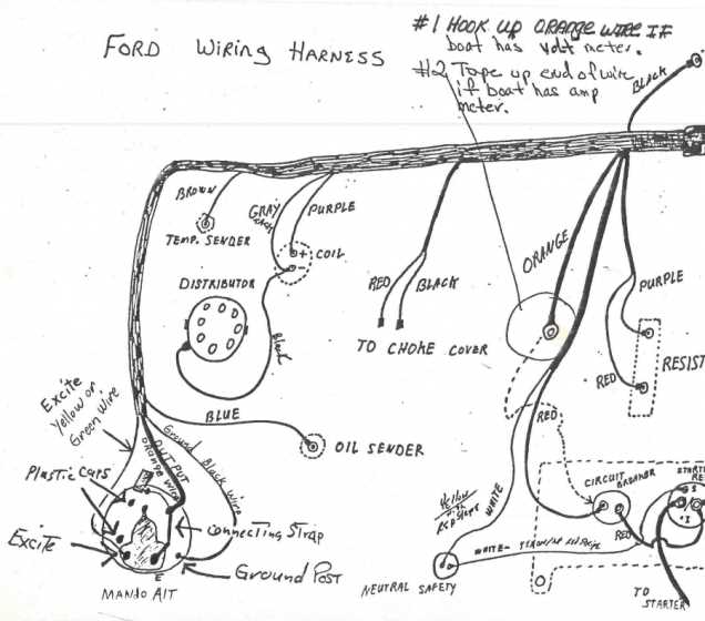 1980 ford f150 alternator wiring diagram