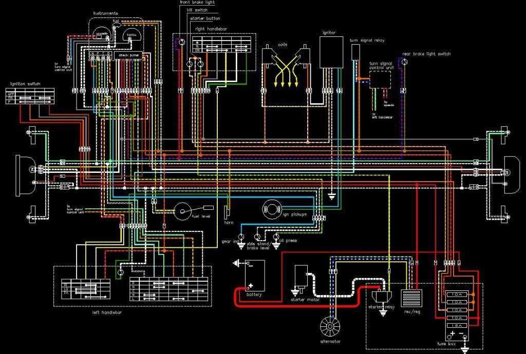 1980 yamaha xs1100 wiring diagram