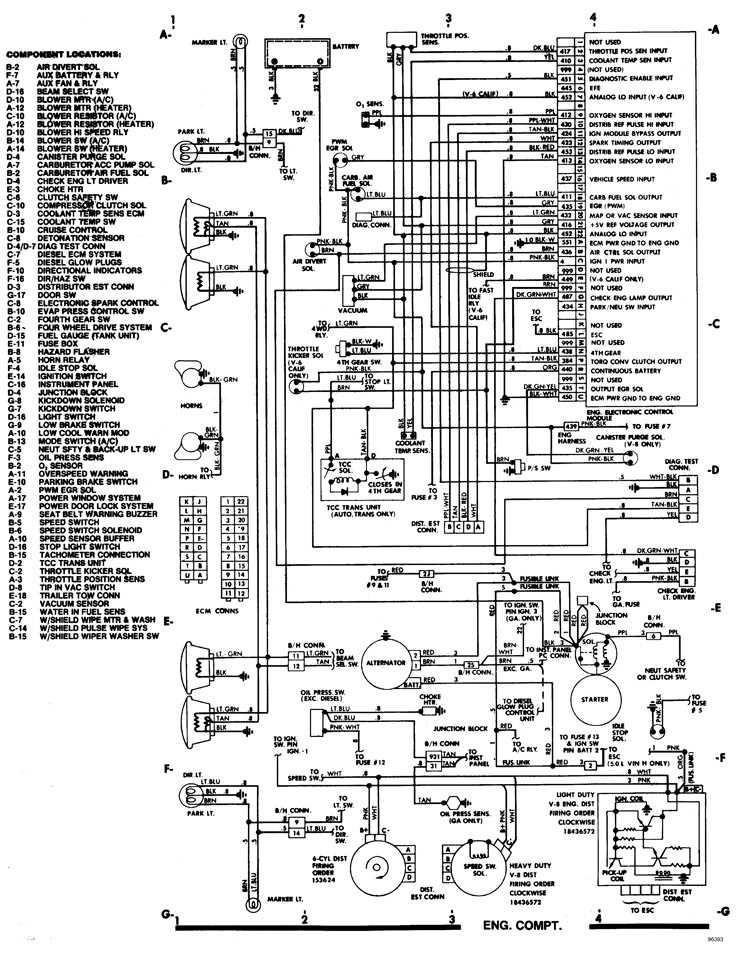 1985 chevy truck headlight switch wiring diagram