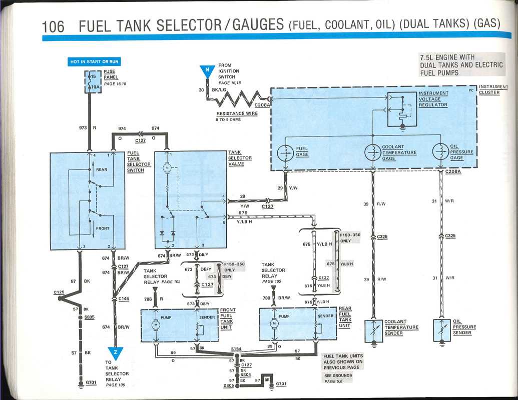 1985 ford f250 fuel pump wiring diagram
