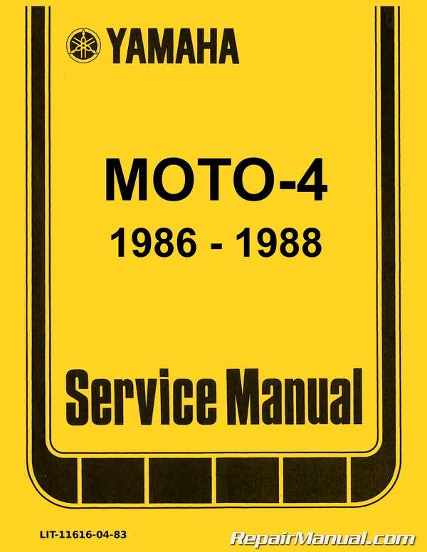 1986 yamaha moto 4 225 wiring diagram
