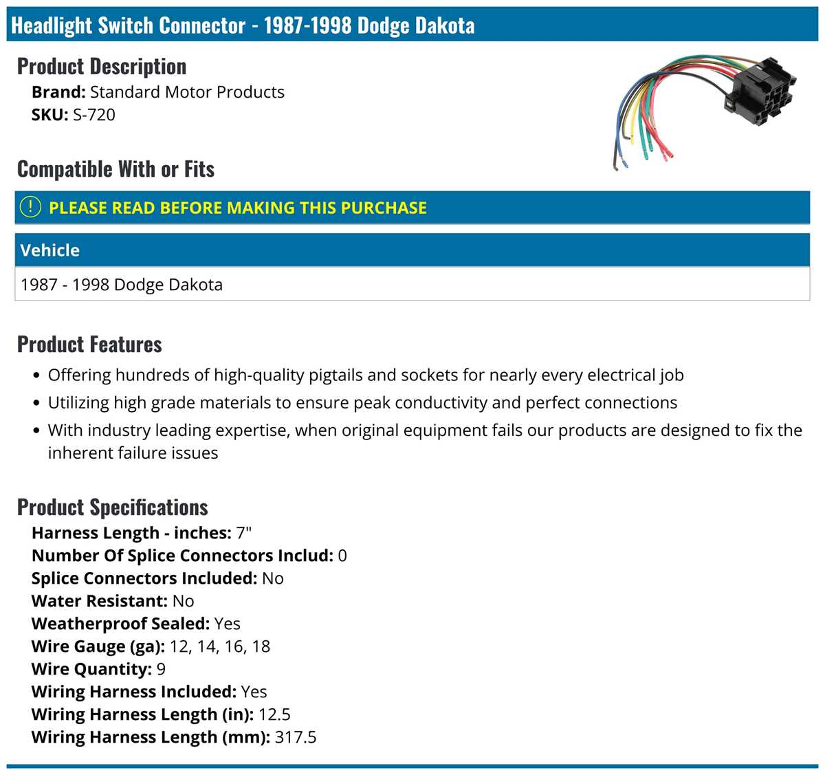 1987 dodge dakota wiring diagram