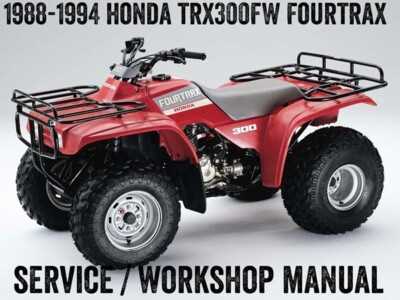 1988 honda fourtrax 300 wiring diagram