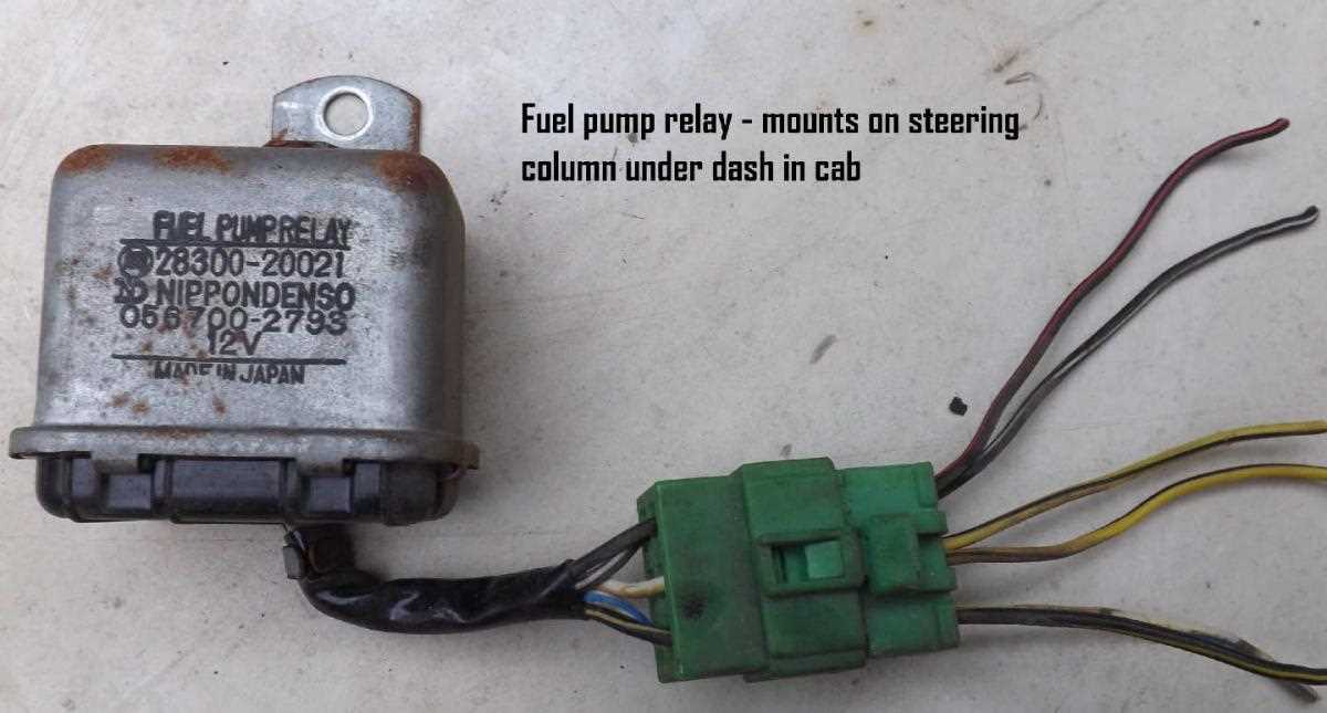 1988 toyota pickup fuel pump wiring diagram