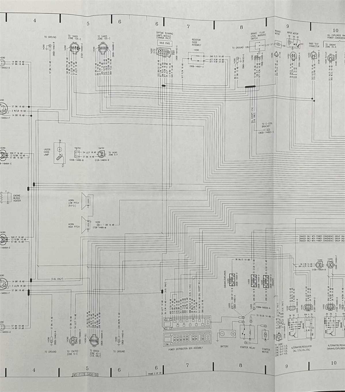 1991 ford explorer wiring diagram