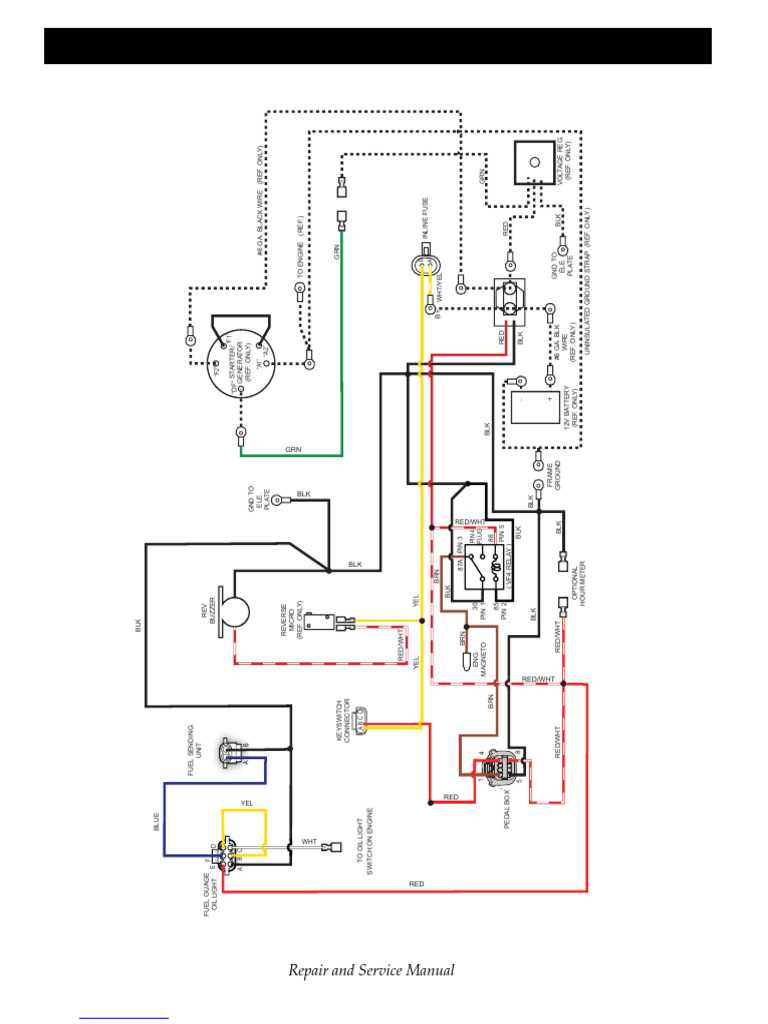 1991 ez go golf cart wiring diagram